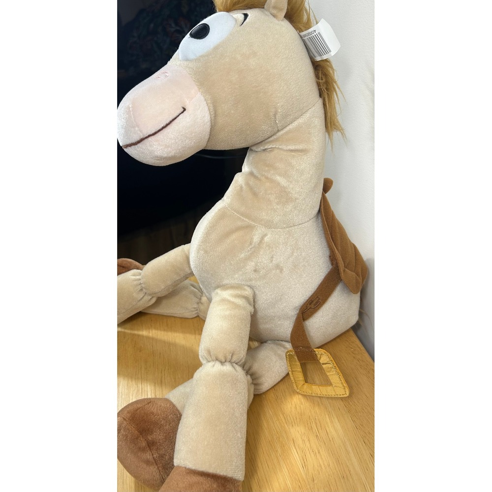 Disney Parks Bullseye Plush Toy Story Kids Large Tan Horse Woody's Roundup Pixar - Picture 4 of 12
